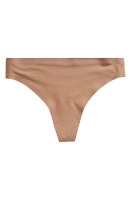 Chantelle Lingerie Soft Stretch Thong in Coffee Latte-2T