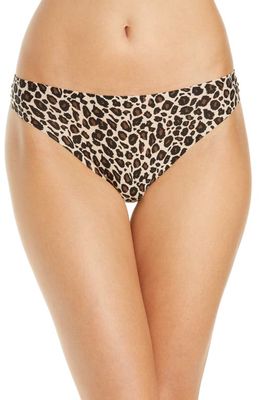 Chantelle Lingerie Soft Stretch Thong in Leopard Print -Oz