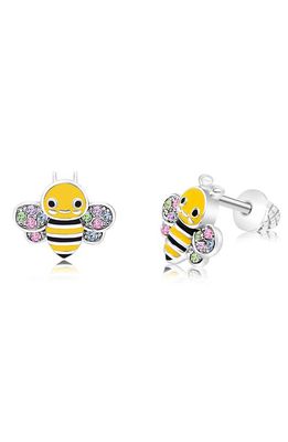 Chanteur Kids' Bee Stud Earrings in Yellow/Multi