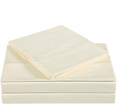 Charisma 310TC Solid Cotton Queen Sheet Set