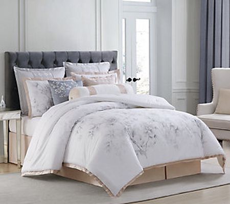 Charisma Riva Cotton Printed King 4-Piece Duvet Cover Set