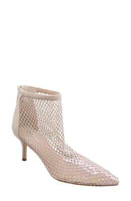 Charles by Charles David Afterhours Rhinestone Mesh Bootie in Linen
