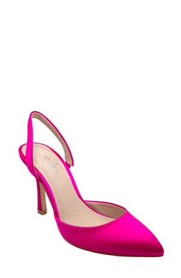 Charles by Charles David Iniko Slingback Pointed Toe Pump in Fuchsia-Sa