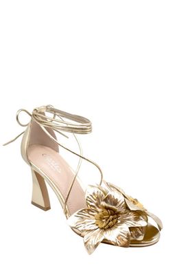 Charles by Charles David Kristine Ankle Wrap Sandal in Light Gold