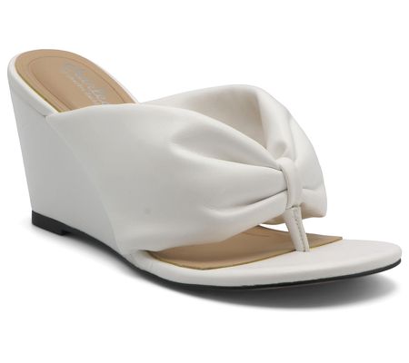 Charles by Charles David Puffy Strap Wedge - Sh andy