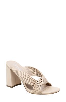 Charles by Charles David Razzle Slide Sandal in Nude Faux Leather