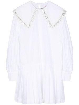 Charles Jeffrey Loverboy Babydoll cotton minidress - White
