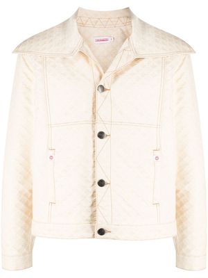 Charles Jeffrey Loverboy button-up jacket - White
