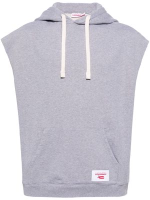 Charles Jeffrey Loverboy sleeveless drawstring hoodie - Grey