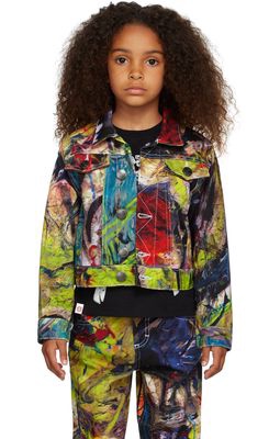 Charles Jeffrey Loverboy SSENSE Exclusive Kids Multicolor Denim Jacket