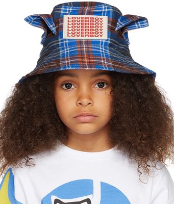 Charles Jeffrey Loverboy SSENSE Exclusive Kids Multicolor Tartan Bucket Hat