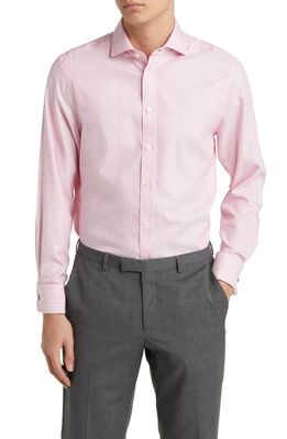 Charles Tyrwhitt Clifton Slim Fit Non-Iron Cotton Twill Dress Shirt in Pink