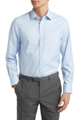 Charles Tyrwhitt Slim Fit Non-Iron Cotton Twill Dress Shirt in Sky Blue