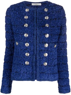 Charlott button-detail wool jacket - Black