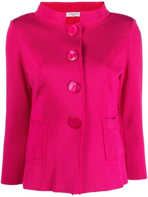 CHARLOTT single-breasted knitted jacket - Pink
