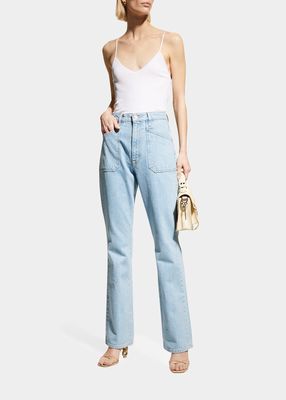 Charlotte Bootcut Cargo Jeans