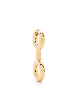 Charlotte Chesnais Binary Chain huggie earring - Gold