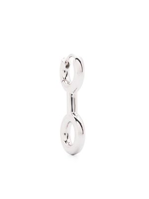 Charlotte Chesnais Binary Chain huggie earring - Silver