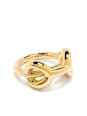 Charlotte Chesnais Binary chain ring - Gold