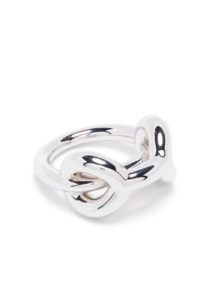 Charlotte Chesnais Binary Chain sterling silver ring