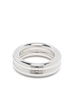 Charlotte Chesnais Double Brahma ring - Silver