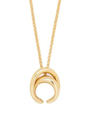 Charlotte Chesnais Initial polished-finish necklace - Gold