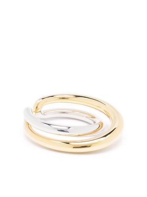 Charlotte Chesnais Initial two-tone design ring - Gold