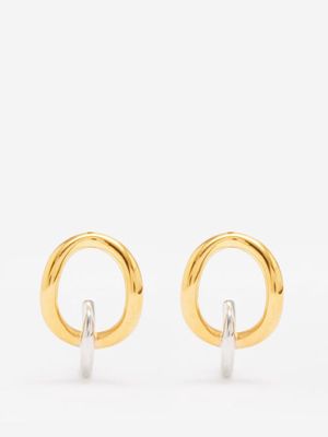 Charlotte Chesnais - Inner Naho Gold-vermile And Silver-plated Earrings - Womens - Gold