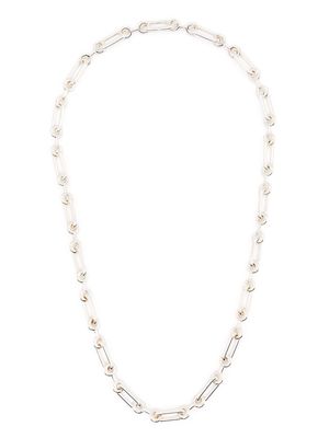 Charlotte Chesnais Petit Binary chain-link necklace - Silver