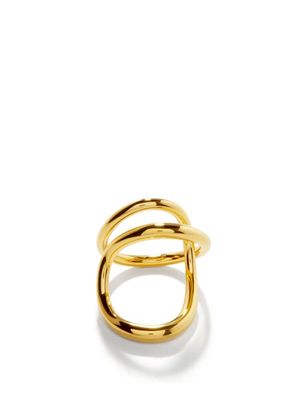 Charlotte Chesnais - Ribbon 18kt Gold-vermeil Ring - Womens - Gold