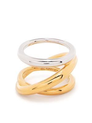 Charlotte Chesnais Triplet stacked ring - Gold