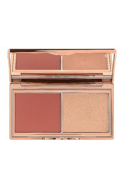 Charlotte Tilbury Hollywood Blush & Glow Glide Palette in Tan Deep.