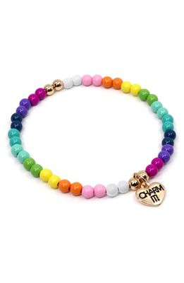 CHARM IT! CHARM IT Rainbow Stretch Beaded Bracelet