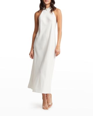 Charming Charmeuse Halter Nightgown