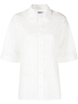 Charo Ruiz Ibiza broderie anglaise shirt - White