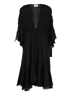 Charo Ruiz Ibiza lace embroidered dress - Black