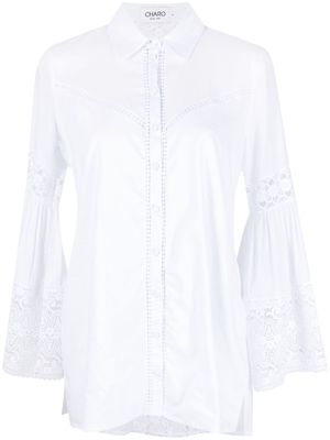 Charo Ruiz Ibiza long-sleeve button-fastening shirt - White