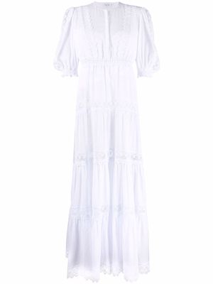 Charo Ruiz Ibiza Nadine lace-detail maxi dress - White