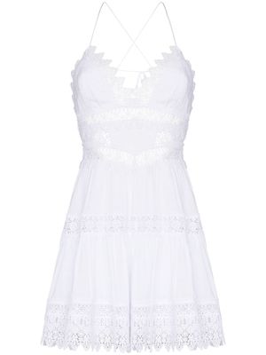 Charo Ruiz Ibiza Rachel cotton mini dress - White