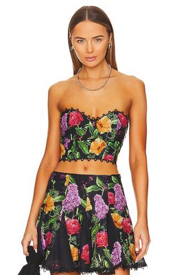 Charo Ruiz Ibiza Vio Bustier in Black