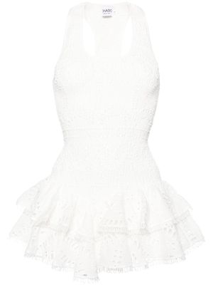 Charo Ruiz Ibiza Virka broderie-anglaise minidress - White