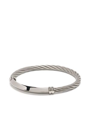 Charriol Better Half logo-engraved bracelet - Silver