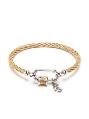 Charriol Forever Lock rope-detail bangle - Gold