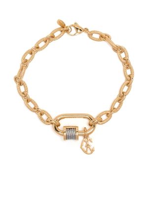 Charriol Forever Lock rope-detail bracelet - Gold