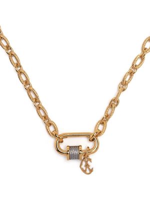 Charriol Forever Lock rope-detail necklace - Gold