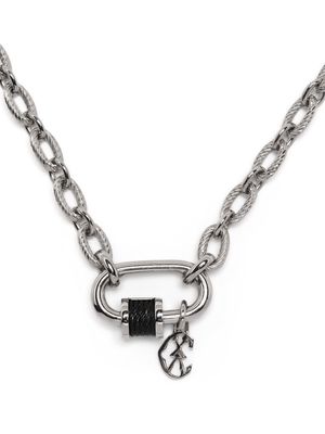 Charriol Forever Lock rope-detail necklace - Silver