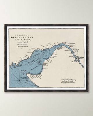 Chart of Delaware Bay and River