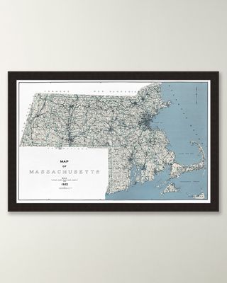 Chart of Massachusetts and Coast