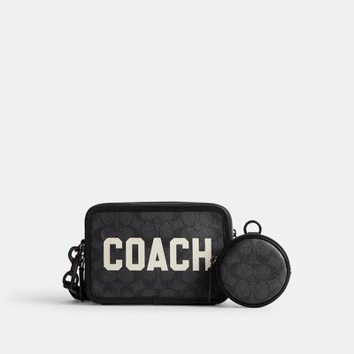 Charter Crossbody In Signature Canvas With Coach Graphic