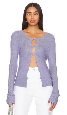 Chaser Bianca Sweater in Purple